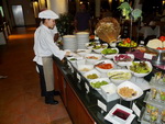 Hotel Abendessen Salatbuffet (TH).